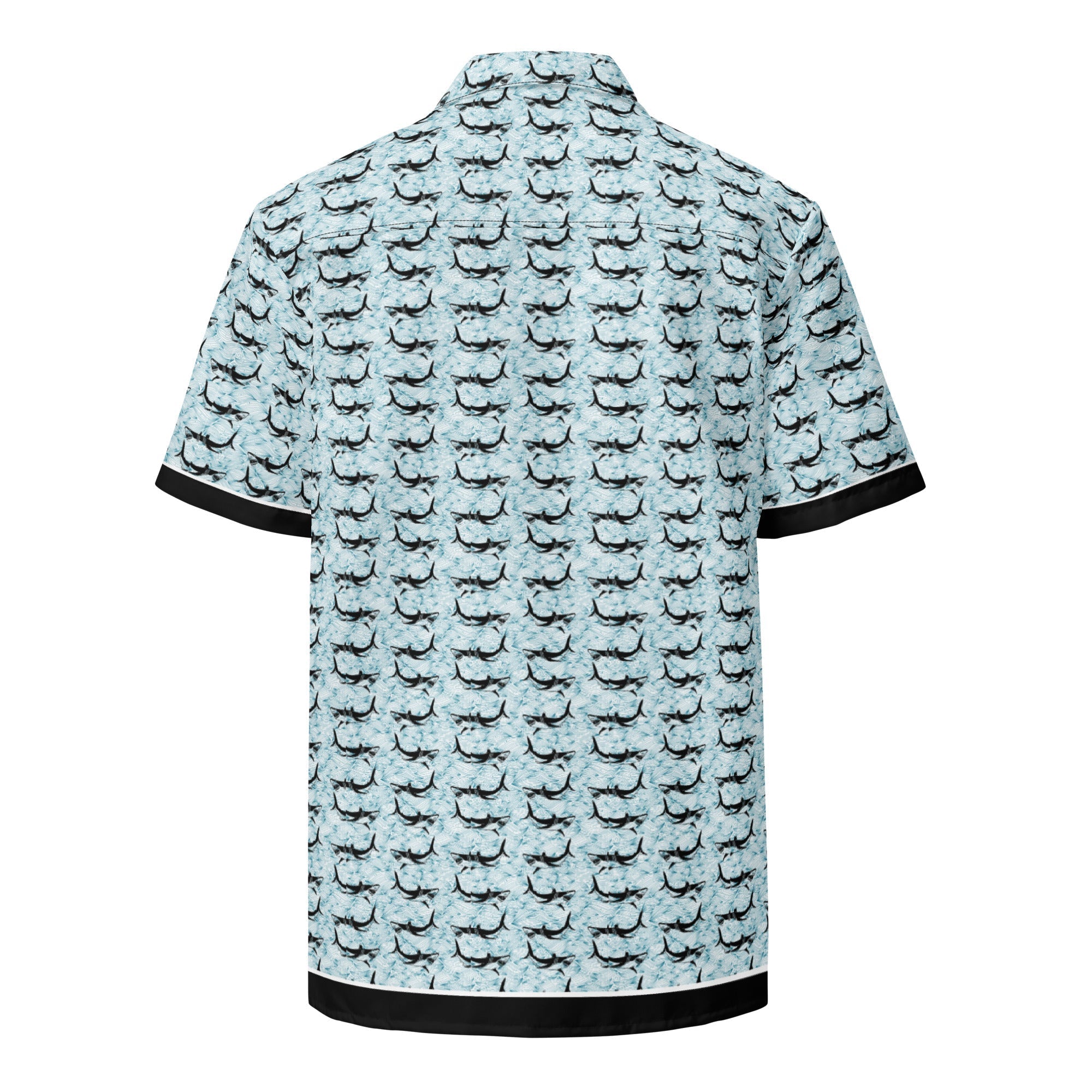 Shark Frenzy button shirt Karis Fashions