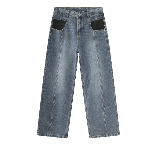 Vintage Men's Jeans with Unique Design
