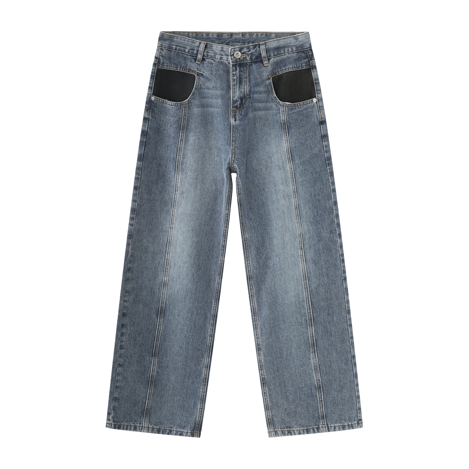 Vintage Men's Jeans with Unique Design