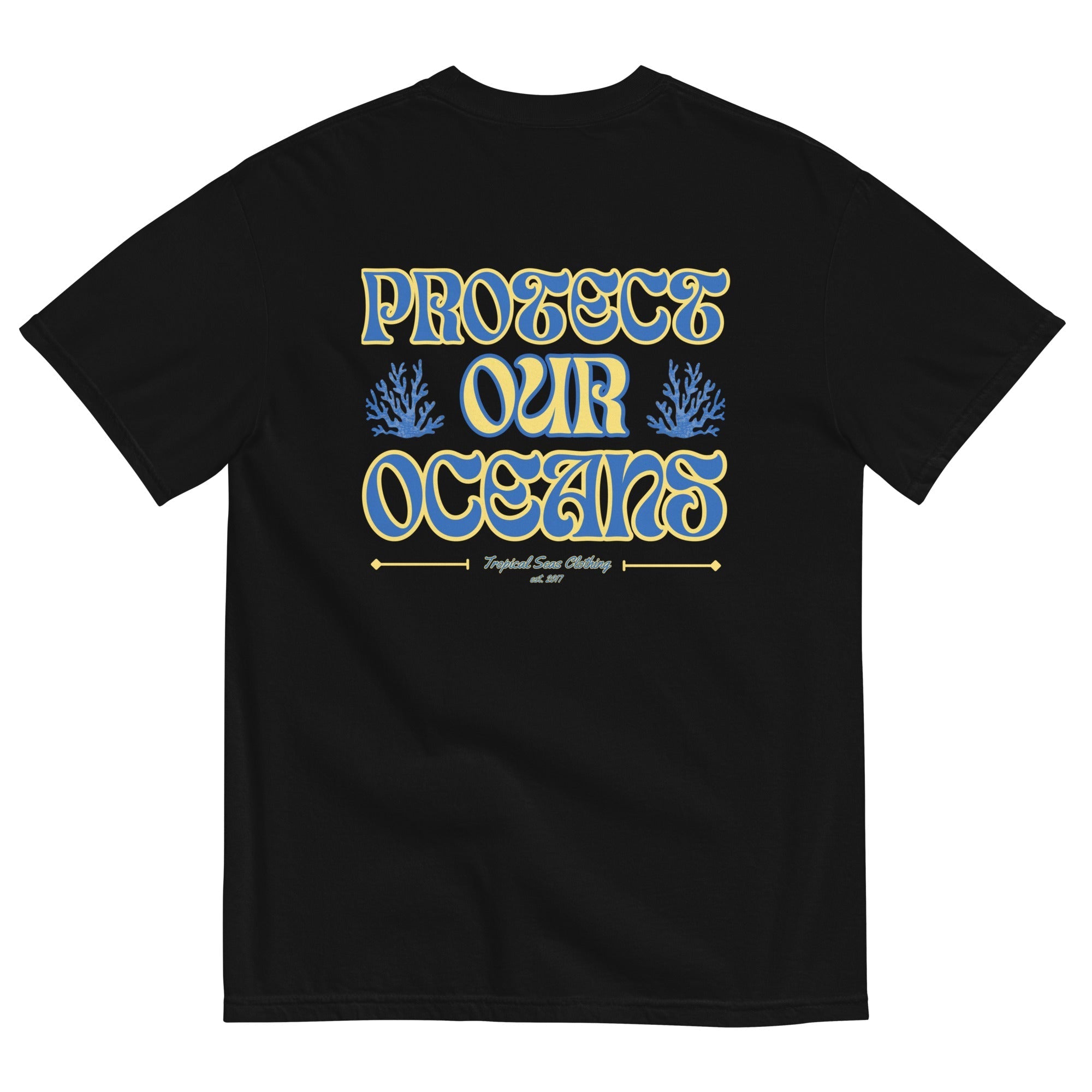 Men’s Save Our Oceans Heavyweight T-shirt Karis Fashions