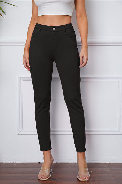 Essential Stretchy Stitch Pants- Karis Fashions