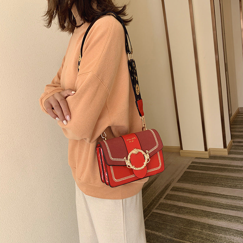 Chic Retro Small Square Crossbody Bag for Women