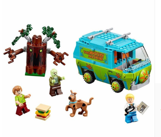"Mystery Machine Puzzle Assembly Building Toy" Karis Fashions