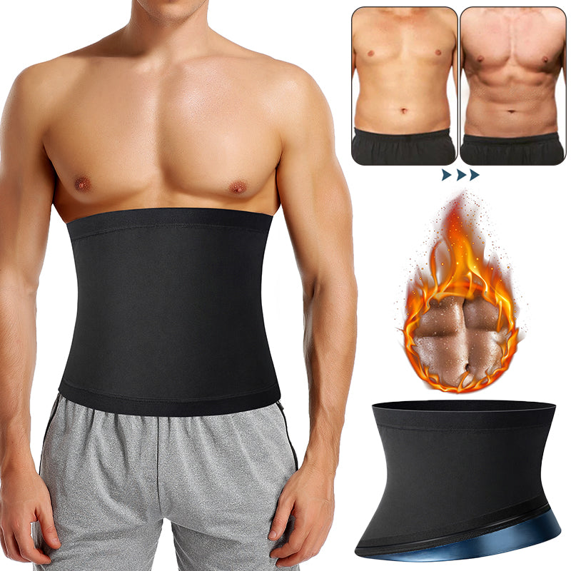 Men's Sauna Body Shaper Waist Trainer Slimming Belt Karis Fashions