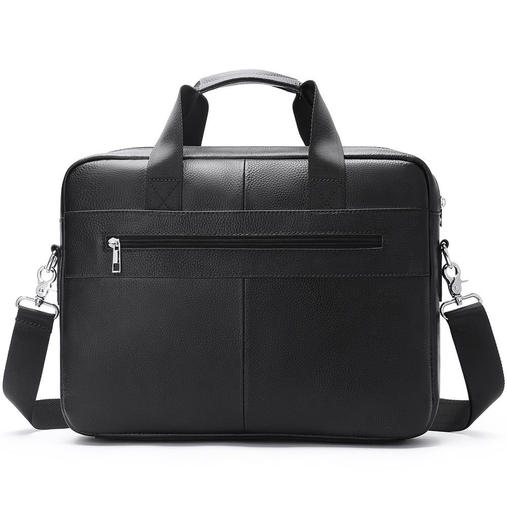 Men's Business Cowhide Laptop Briefcase