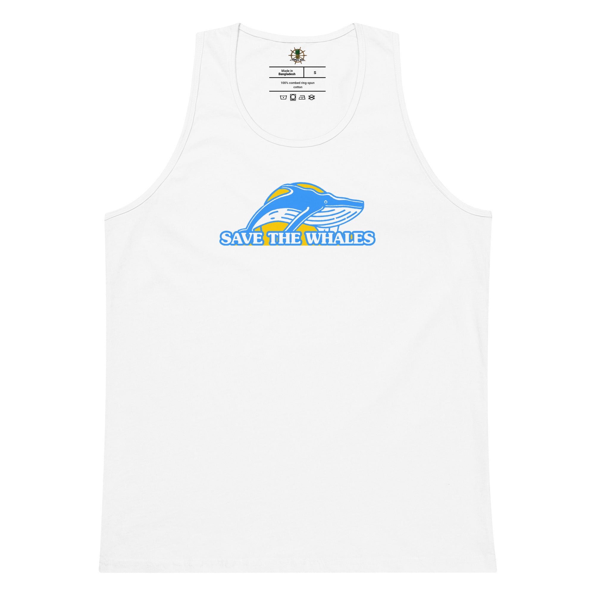 Men’s Premium Save the Whales Tank Top Karis Fashions